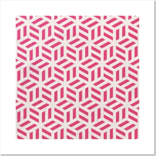 Square Box Linework Pattern Posters and Art